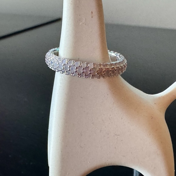 BP Sterling Band with White Opal Stones (RBP 4619) - Picture 3 of 13